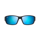 MAUI JIM Local Kine Sunglasses Soft Black with Sea Blue and Grey | Blue Hawaii