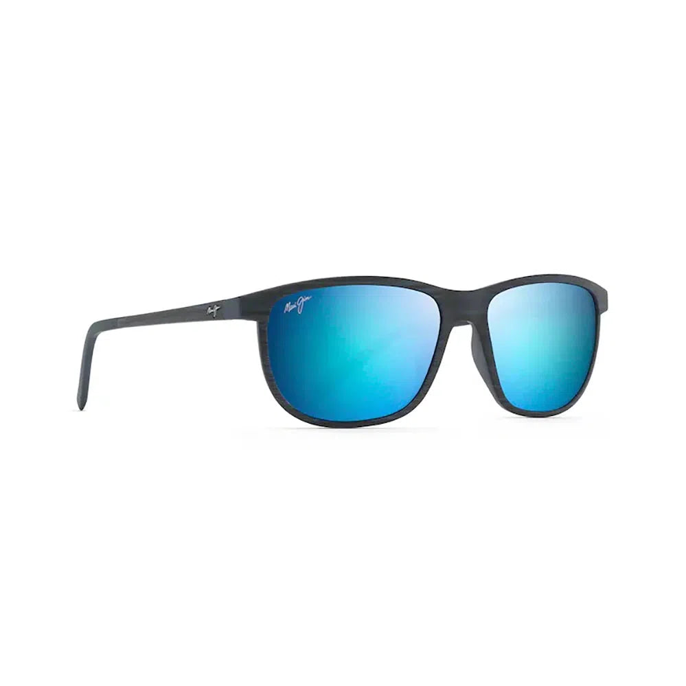 マイステイクール MAUI JIM Lele Kawa Sunglasses Dark Navy Stripe | Blue Hawaii