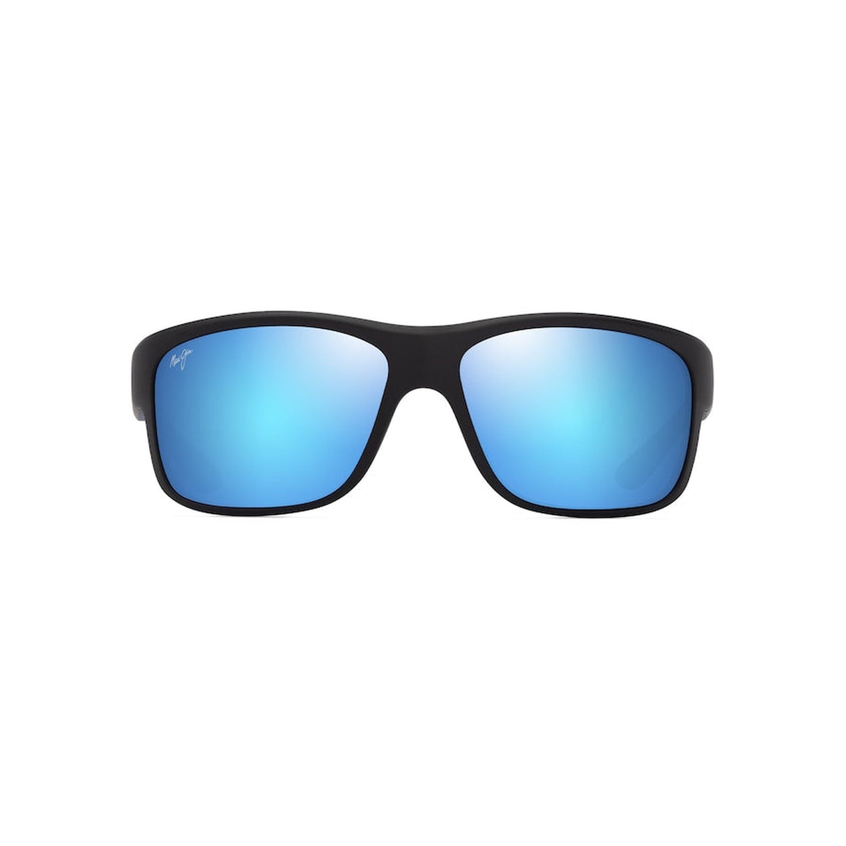 MAUI JIM Southern Cross Sunglasses Matte Black/BLue | Blue Hawaii