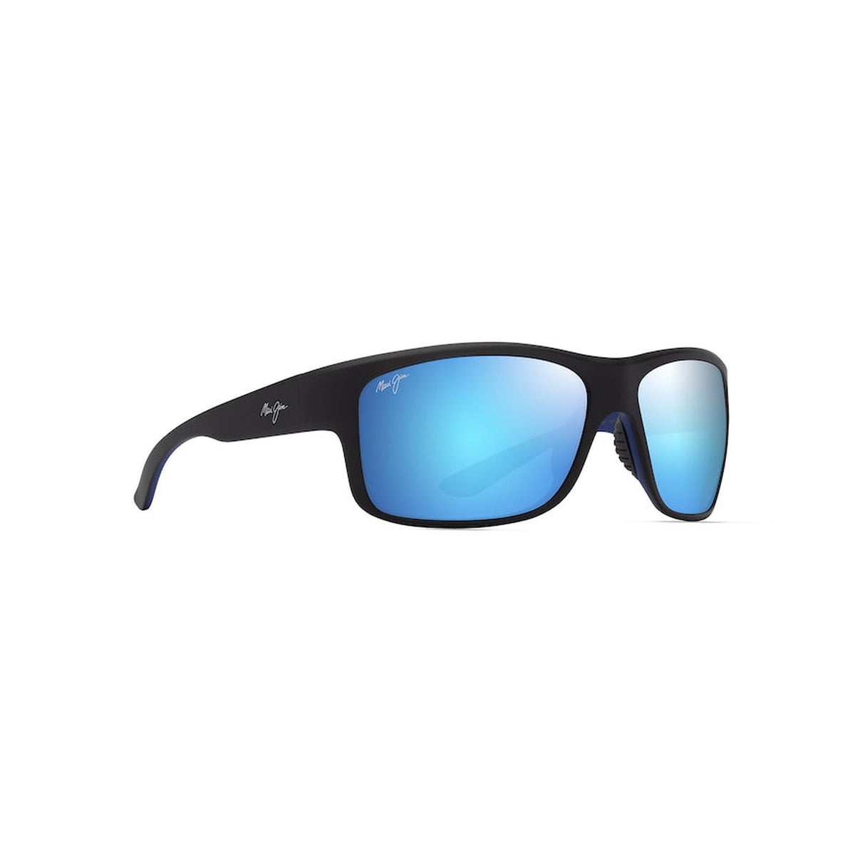 MAUI JIM Southern Cross Sunglasses Matte Black/BLue | Blue Hawaii