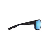 MAUI JIM Southern Cross Sunglasses Matte Black/BLue | Blue Hawaii