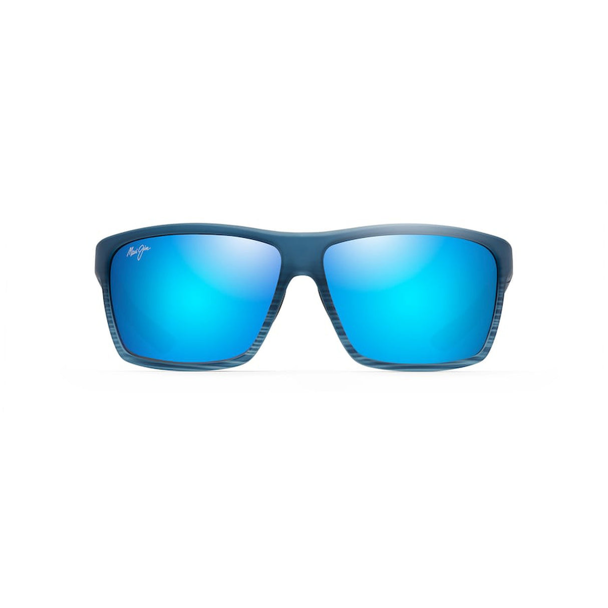 MAUI JIM Alenuihaha Sunglasses Black Blue Stripe | Blue Hawaii