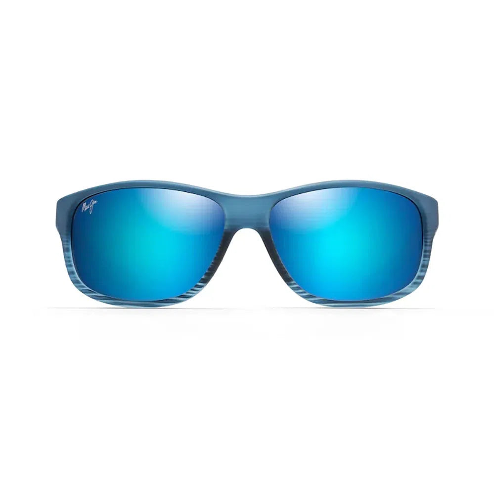 MAUI JIM Kaiwi Channel Sunglasses Blue Black Stripe | Blue Hawaii