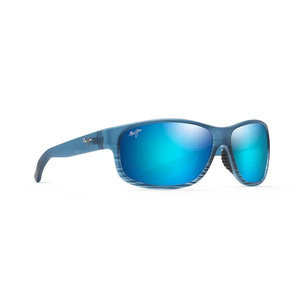 MAUI JIM Kaiwi Channel Sunglasses Blue Black Stripe | Blue Hawaii