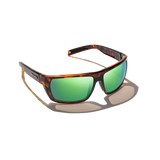 BAJIO Palometa  Brown Tortoise Gloss | Green Mirror Glass