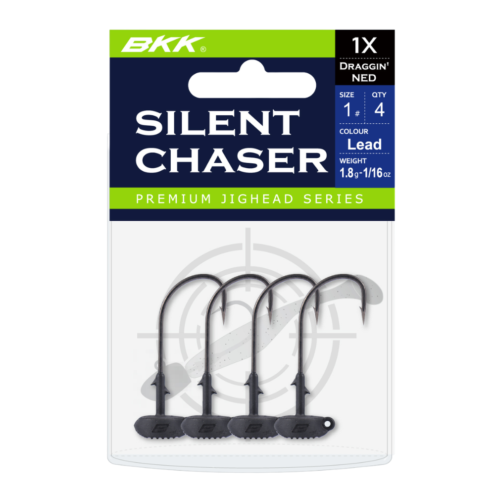 BKK Silent Chaser Premium Jighead - 1X Draggin' NED