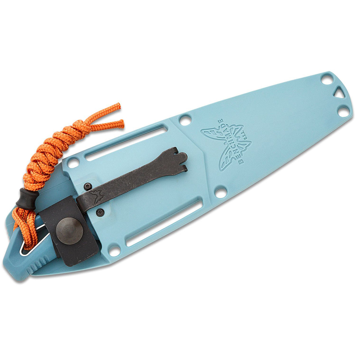 Benchmade Intersect- Depth Blue Santoprene- Drop-Point