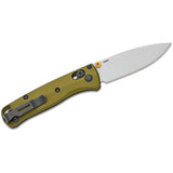 Benchmade 533SL-10 Mini Bugout Drop-Point Folding Knife - Woodland Green