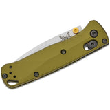 Benchmade 533SL-10 Mini Bugout Drop-Point Folding Knife - Woodland Green