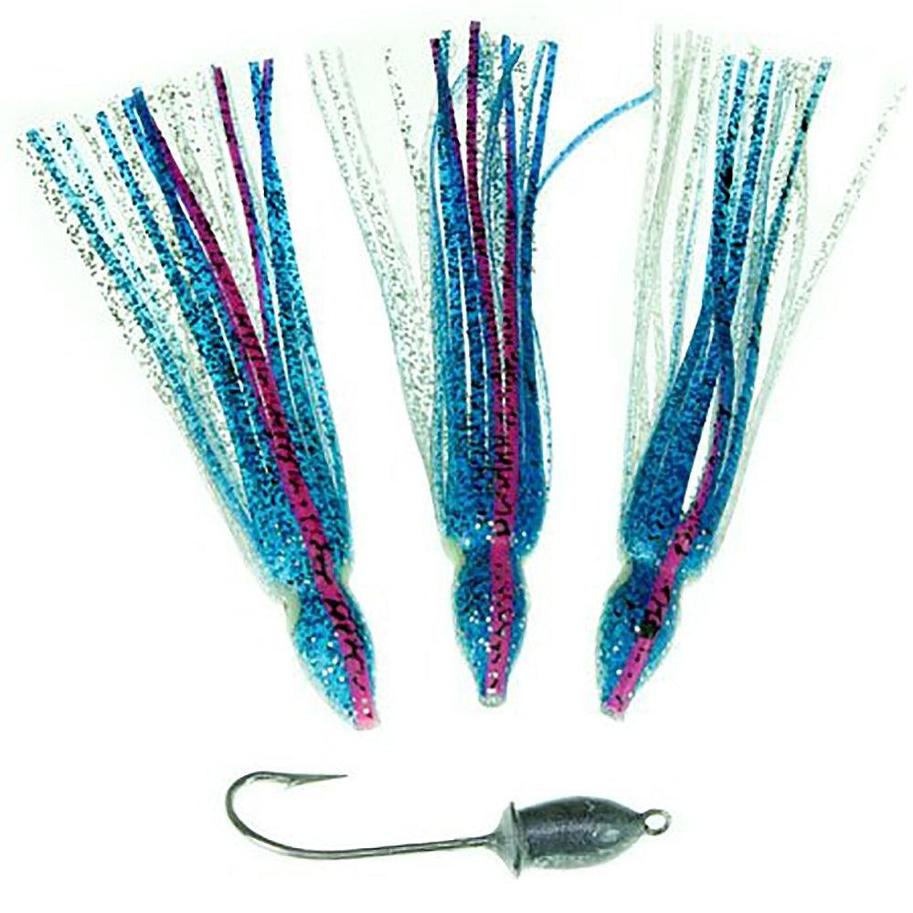 Boone Flare Touts (Pack of 3), Pink Yellow Pearl Stripe, 1/4-Ounce
