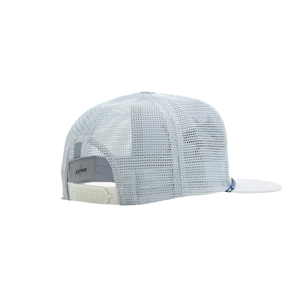 BAJIO Bluefin Tuna Flat Brim Twill Trucker Hat - Tan One Size