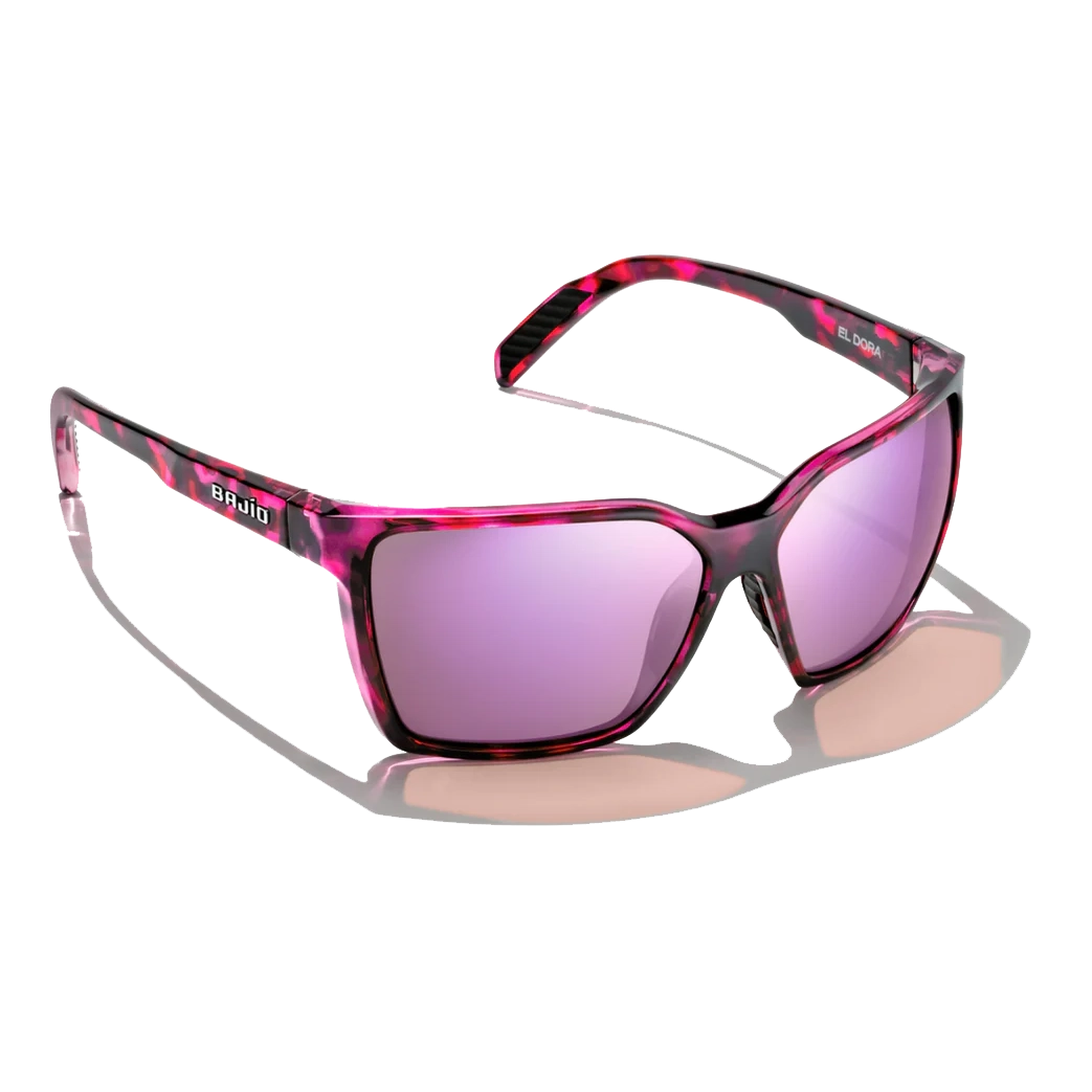 BAJIO Eldora Pink Tortoise Gloss | Rose Mirror Polycarbonate