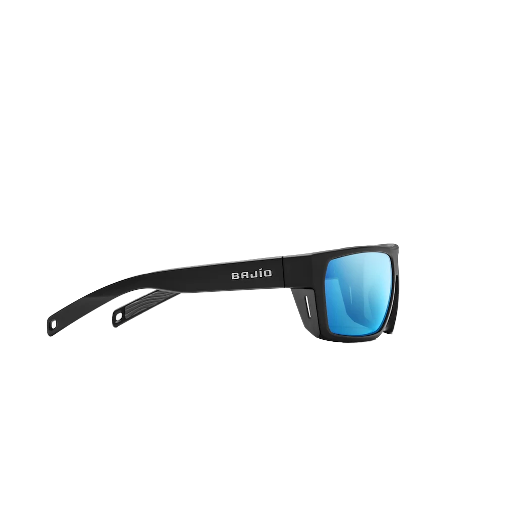 BAJIO Palometa  Black Matte | Blue Mirror Glass