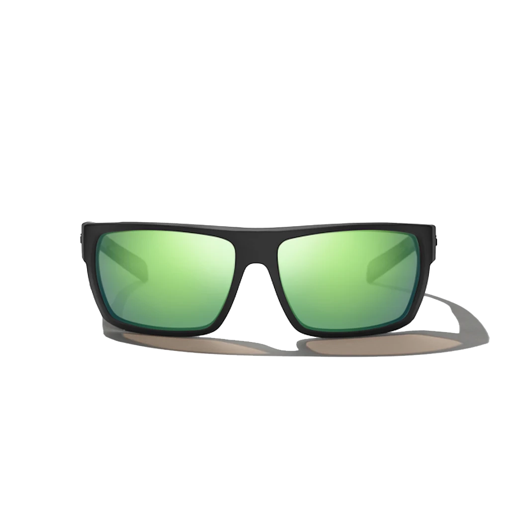 BAJIO Palometa  Black Matte | Green Mirror Glass