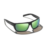 BAJIO Palometa  Black Matte | Green Mirror Glass