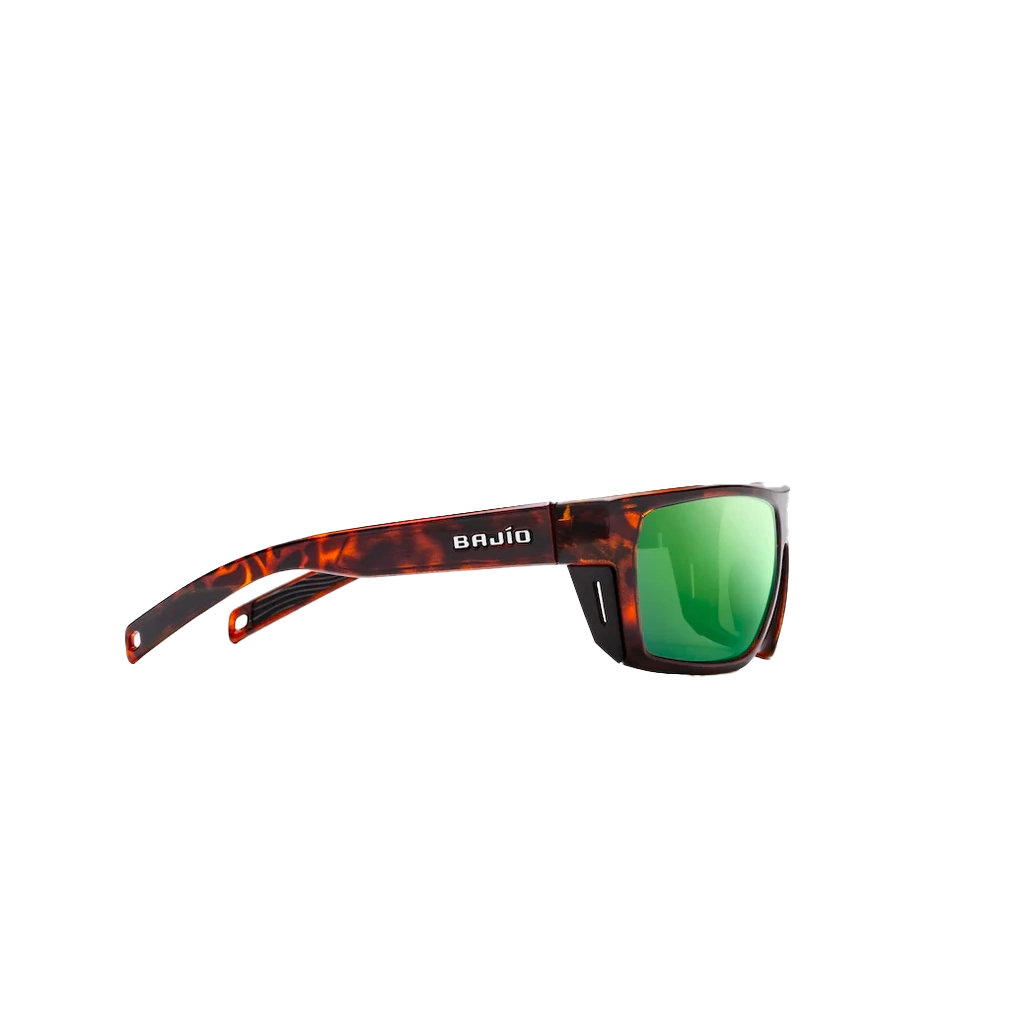 BAJIO Palometa  Brown Tortoise Gloss | Green Mirror Glass