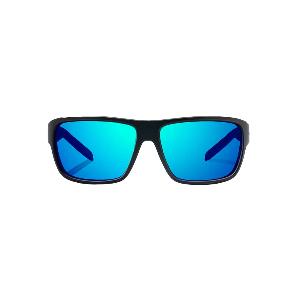 BAJIO Rigolets Black Matte | Blue Mirror Glass