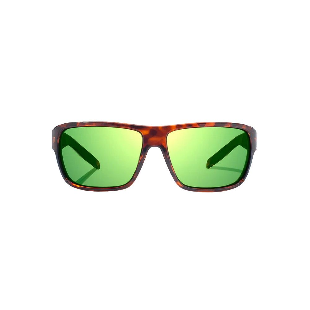 BAJIO Rigolets Brown Tortoise Gloss | Green Mirror Glass