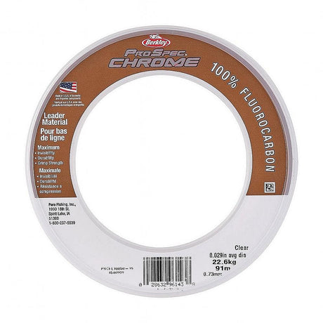 Berkley ProSpec Chrome 100% Fluoro Leader Coil - Clear