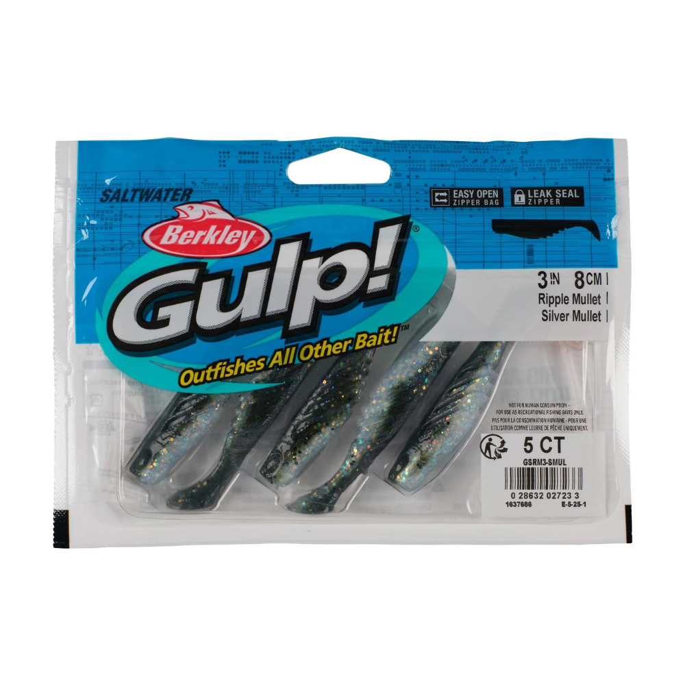 BERKLEY Gulp! Saltwater Ripple Mullet 4 in