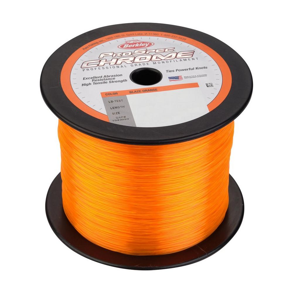 Buy 1 Berkley ProSpec Chrome Monofilament 5000yard Spool Get 1000yard Small Bulk Spool Free