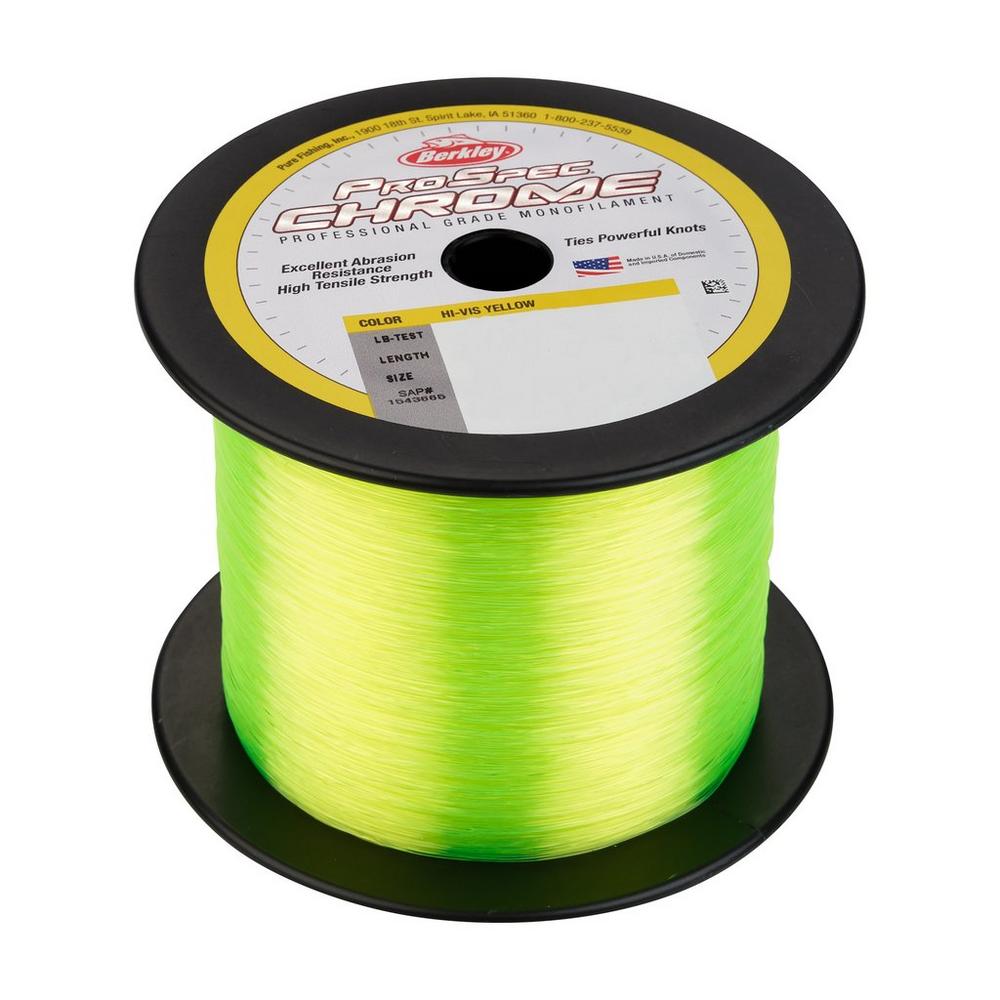 Buy 1 Berkley ProSpec Chrome Monofilament 5000yard Spool Get 1000yard Small Bulk Spool Free