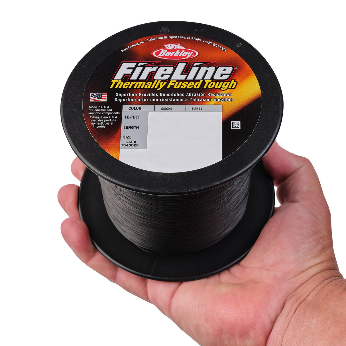 Berkley FireLine Braid Small Bulk Spools- Crystal