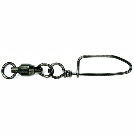 Billfisher Ball Bearing Snap Swivel Nickel Black 4PK