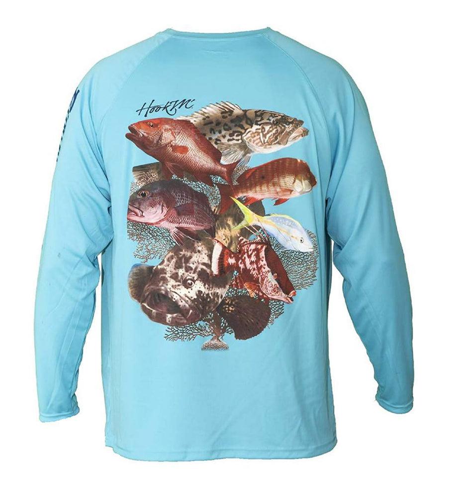 NWOT Men's Bimini Bay Outfitters Long Sleeve Fishing Shirt- Size XL