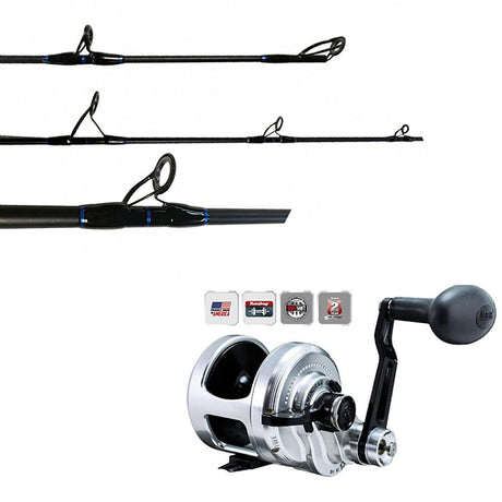 Buy 1 Accurate Dauntless DX2-500 Reel and Get 1 Black Hole Charter Slow Pitch Rod 68-H3R 50%OFF