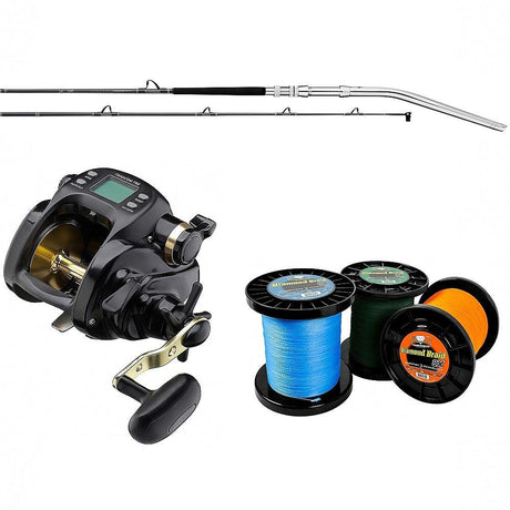 Buy Daiwa Tanacom 750 with Rod and GET FREE BRAID (Momoi Diamond 8X 1200yds in 80 or 100 )