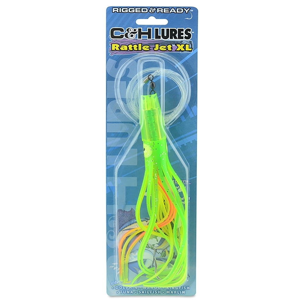 C & H Lures Rattle Jet XL - Yellow/Green