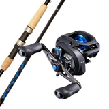 CHAOS Light Inshore 7ft Spinning Rod and Shimano SLX DC Baitcasting Reel Combo