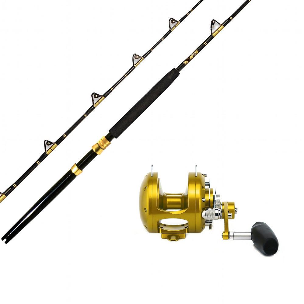 CHAOS STA 30-50 6FT Gold with AVET PRO EXW 50-2 Reel- You pick the color