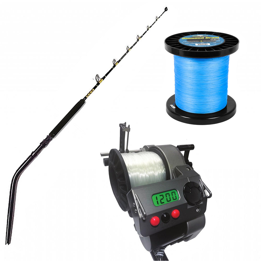 Buy LP SV-1200 Variable Speed, Get FREE Diamond Braid 8X Spooling and FREE Chaos SW 80-100 Rod