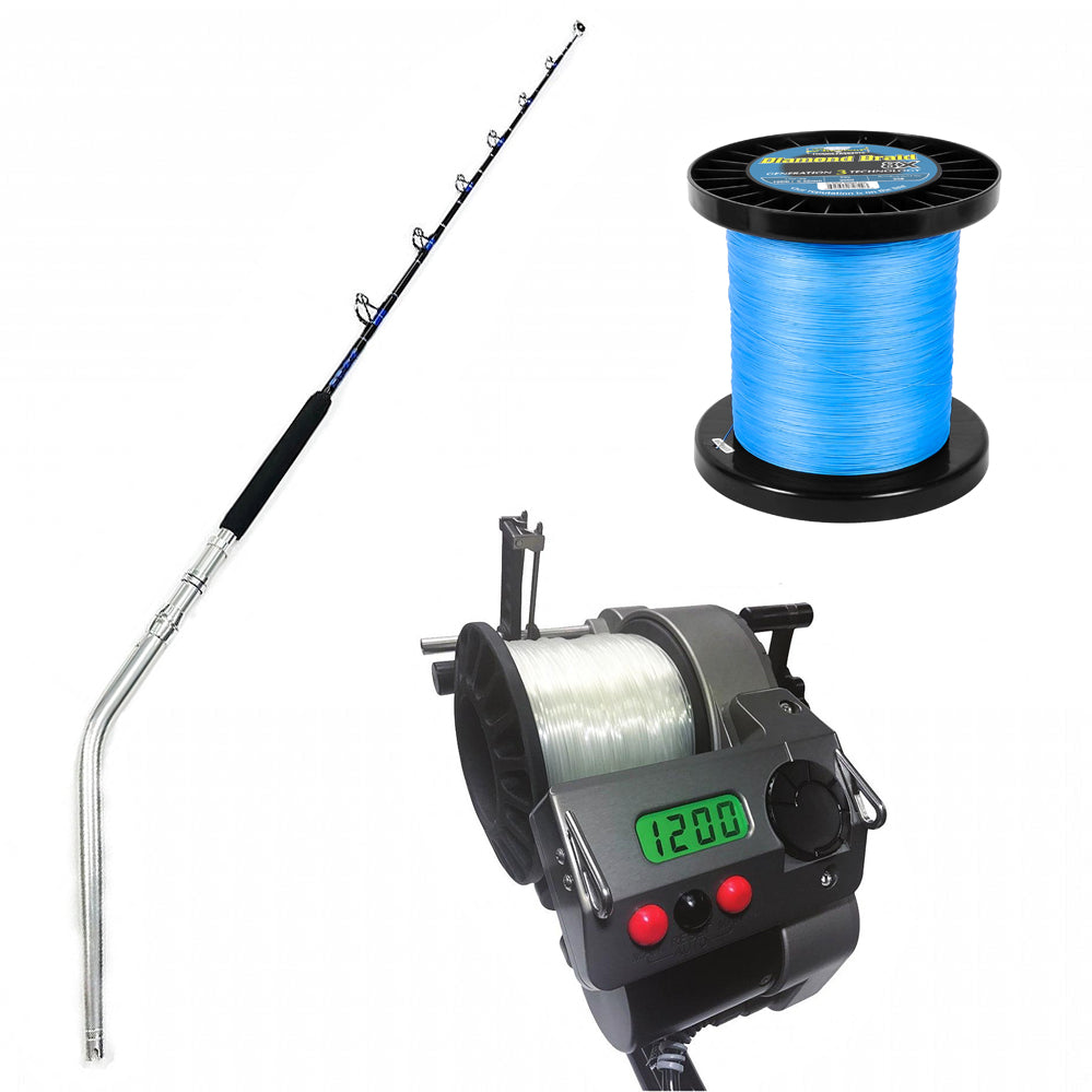 Buy LP SV-1200 Variable Speed, Get FREE Diamond Braid 8X Spooling and FREE Chaos SW 80-100 Rod