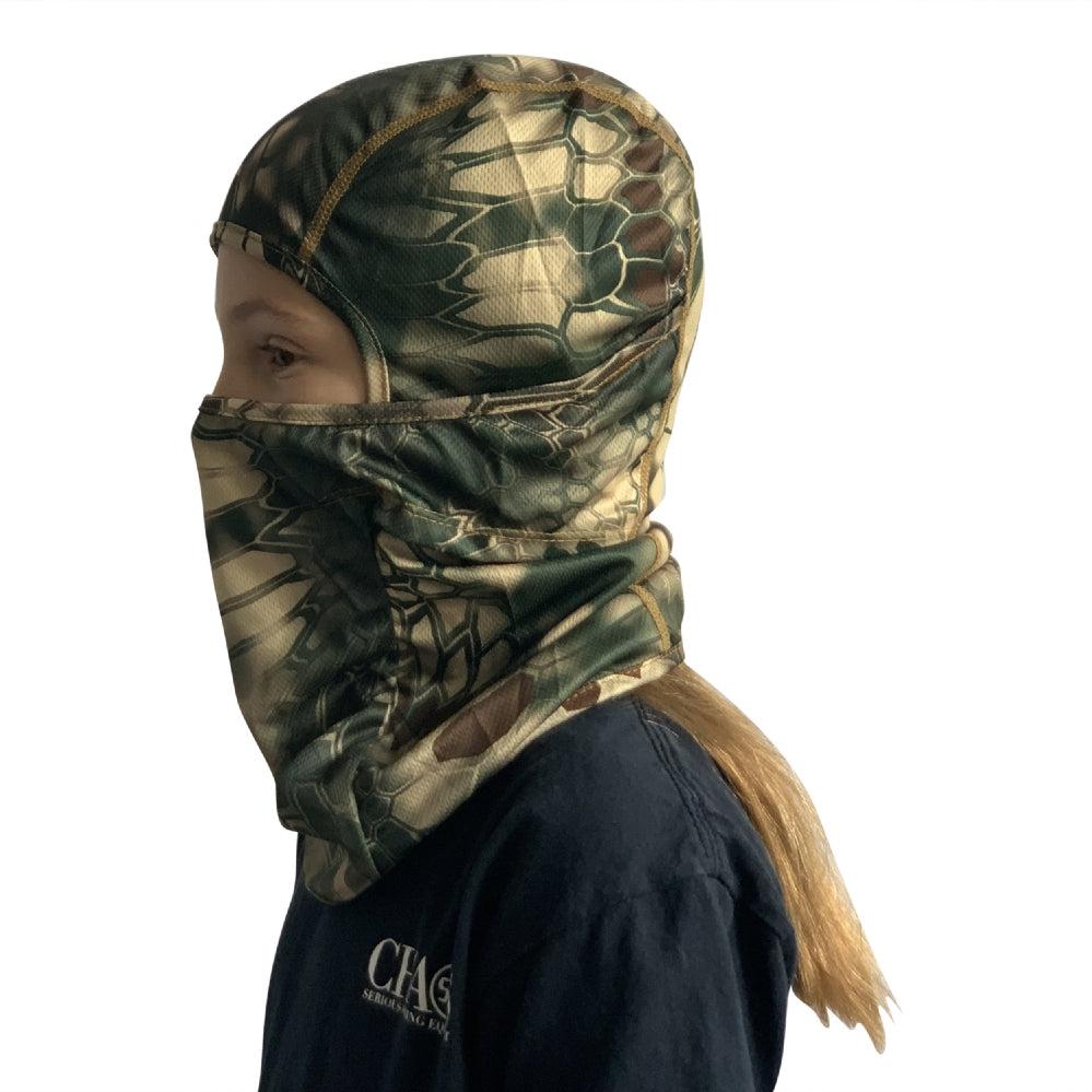 CHAOS Youth Facemask Green Camo