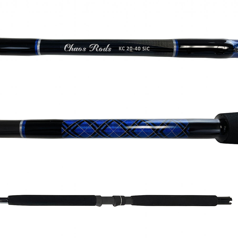 CHAOS KC 20-40 SIC Guides Composite 7FT Royal/Silver