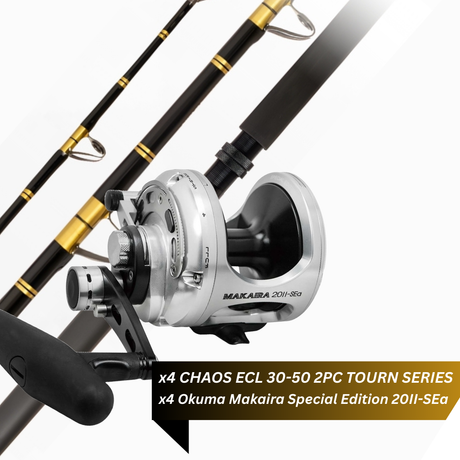 4 Rods x 4 Reels CHAOS Fishing 4 Rods x 4 Reels CHAOS Fishing