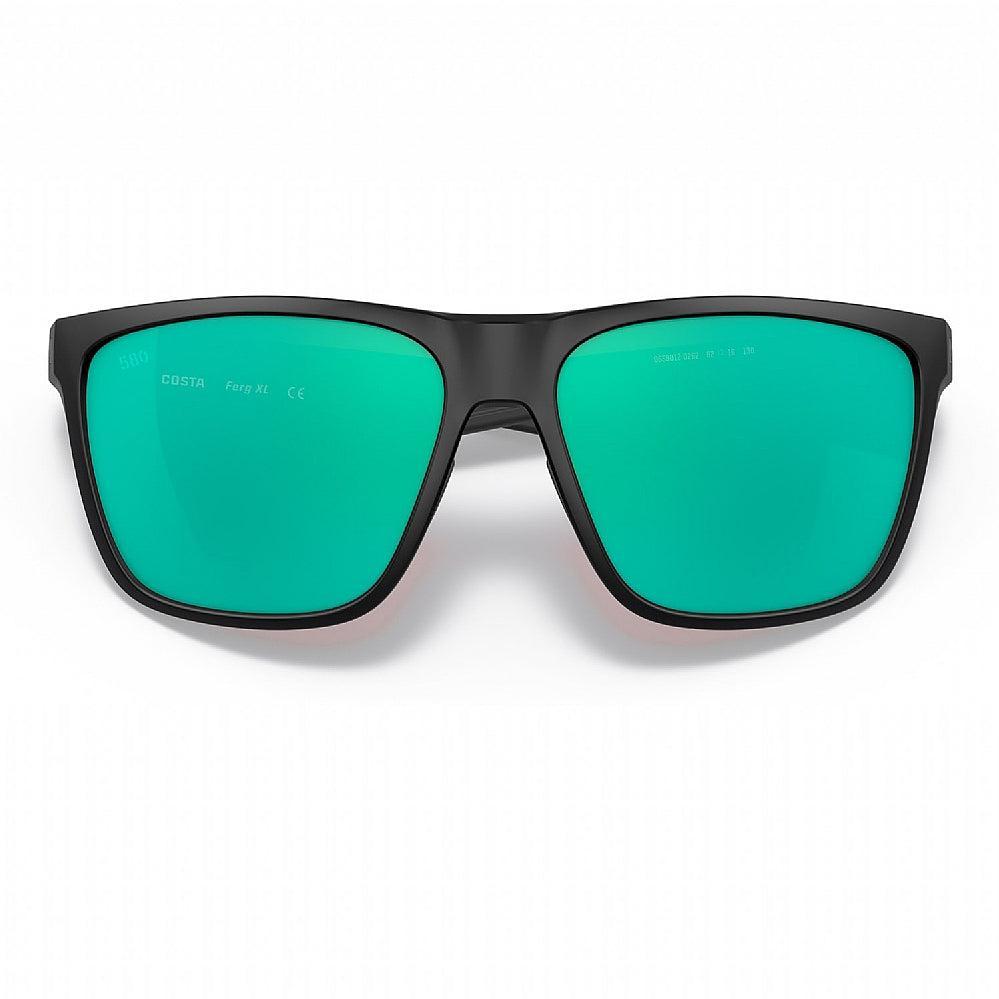 COSTA Ferg XL Matte Black Green Mirror 580G