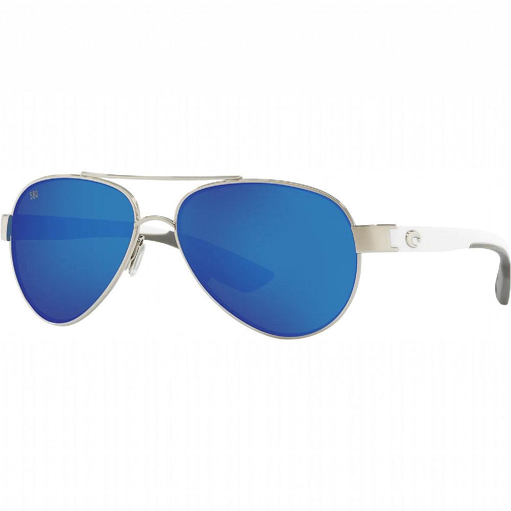 COSTA Loreto 580G Blue Mirror Palladium with White Temples