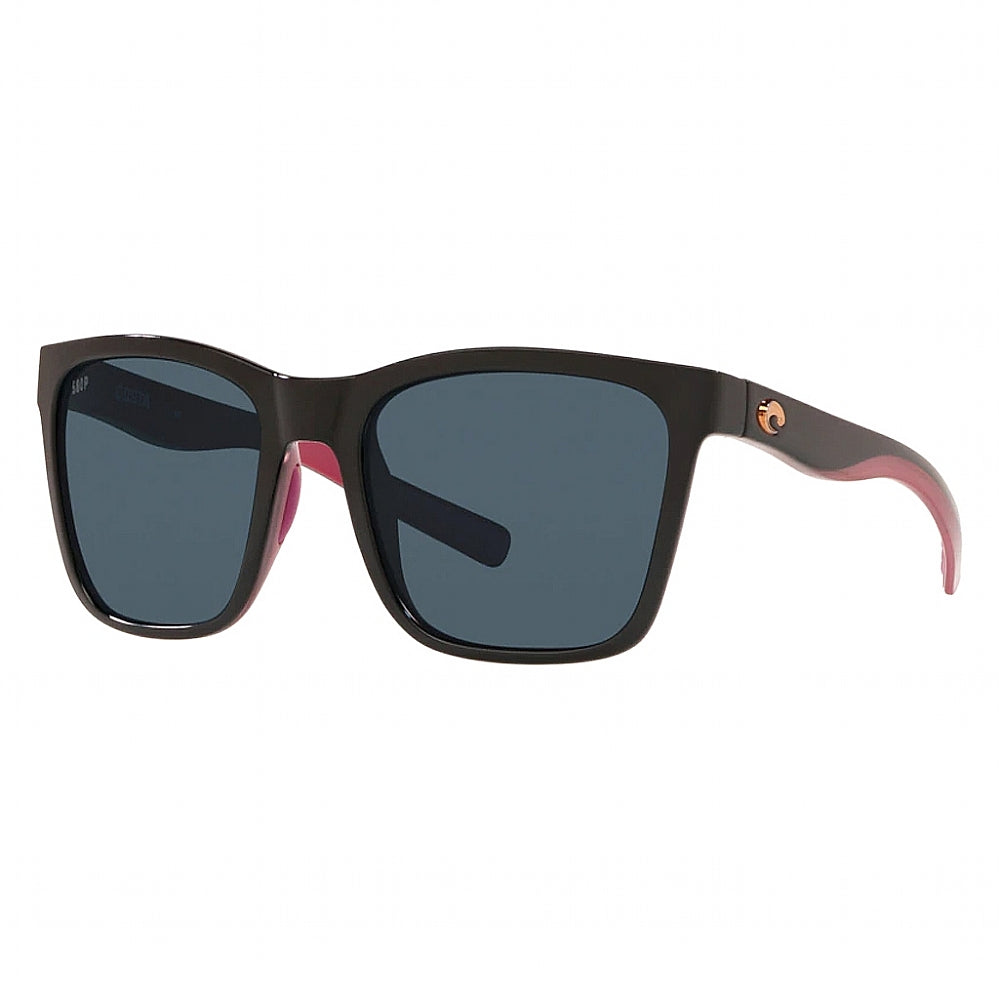 COSTA Panga 580P Gray - Shiny Black-Crystal-Fuchsia