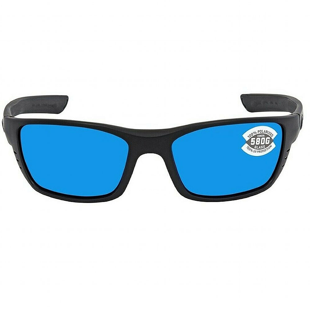 Sea Striker High Tider Polarized Sunglasses, Tortoise Frame/Blue Mirror