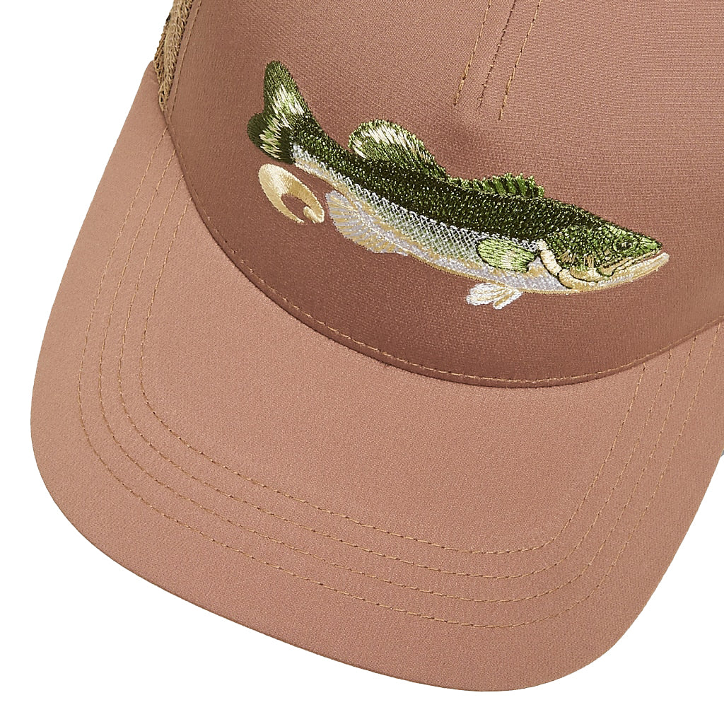 Costa Bass Stitched Trucker - Working Brown