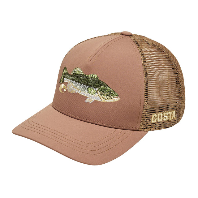 Costa Bass Stitched Trucker - Working Brown