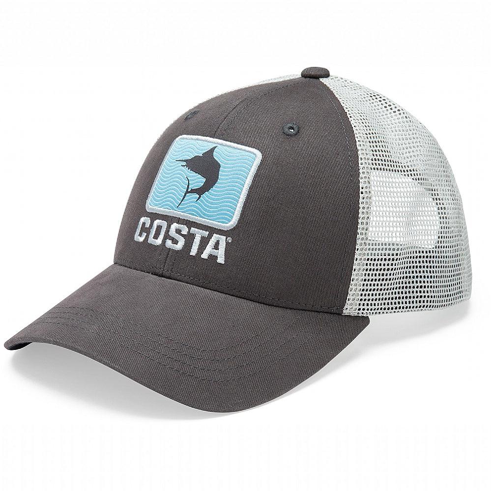 Costa Marlin Waves Tucker Hats - Charcoal
