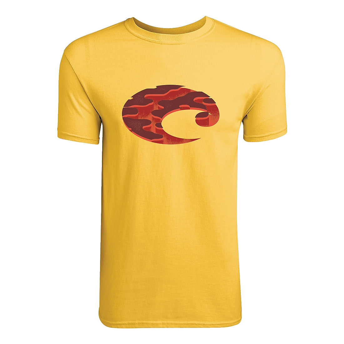 Costa Men's 3D Topo Logo Short Sleeve T-Shirt