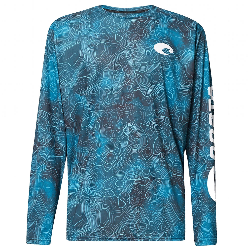 Costa Tech Topographic Long Sleeve T-Shirt