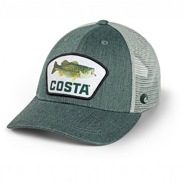 Costa Topo Largemouth Bass Trucker Hat - Green