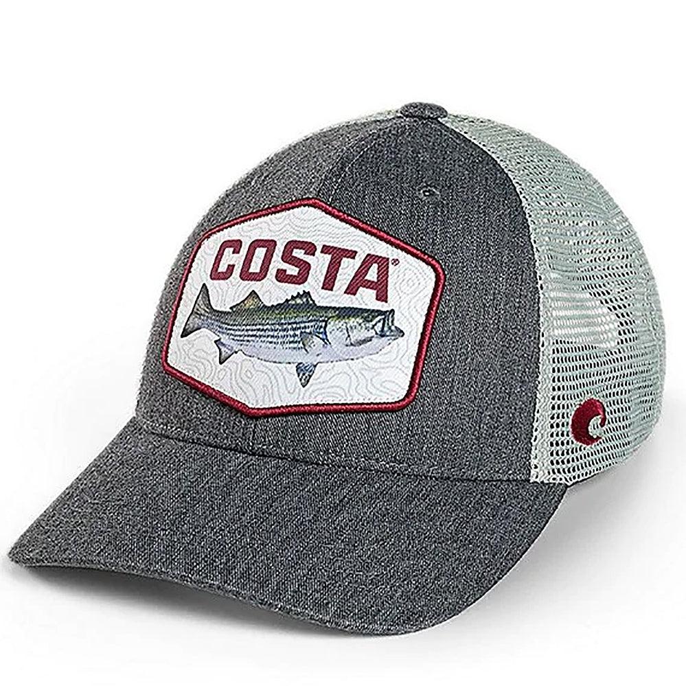 Costa Topo Striped Bass Trucker Hat - Gray